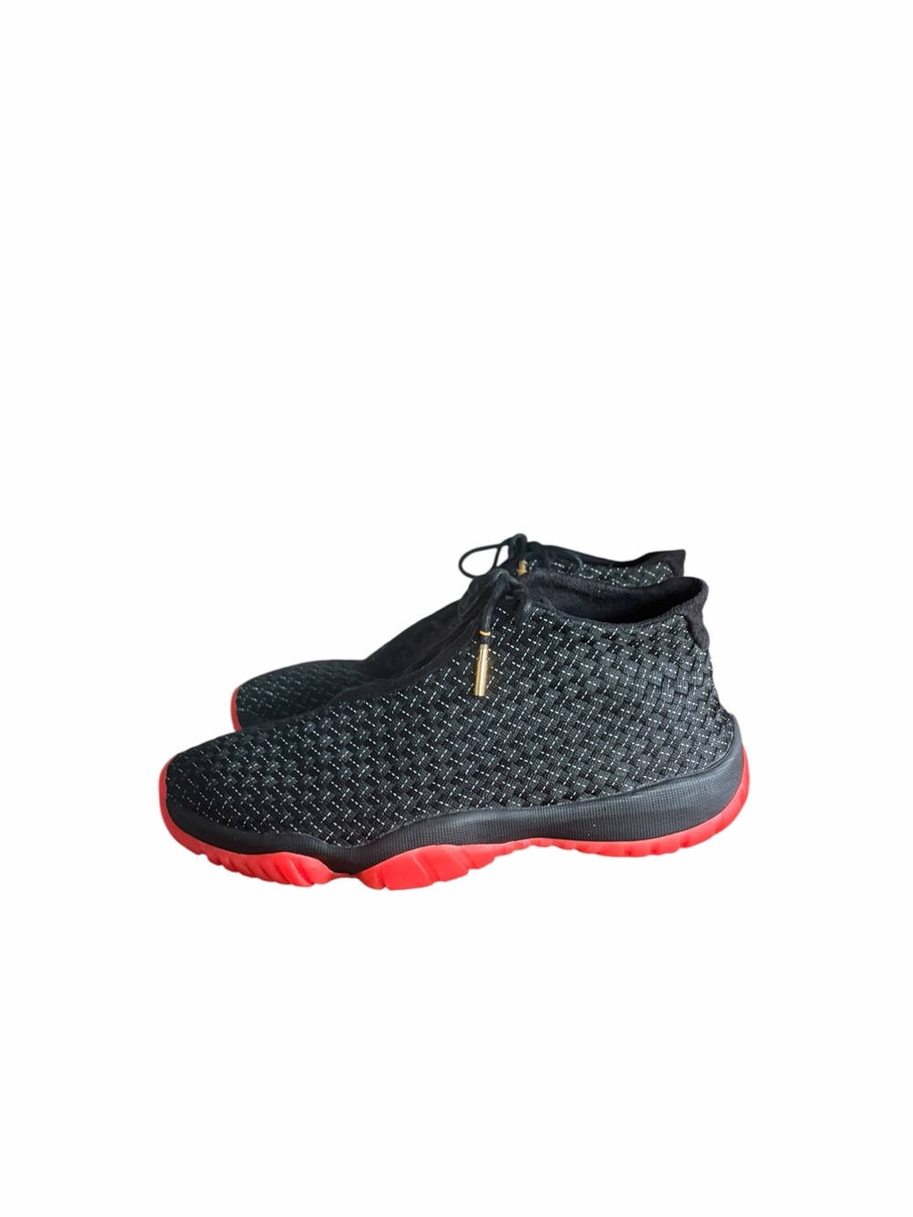 Air Jordan Future Premium ‘Infared 23’ Black Woven Sneakers